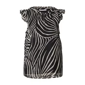 STREET ONE Bluza črna/off-bela