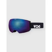 TSG Two Solid Black-Blue Goggle blue