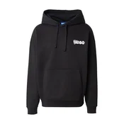 HUGO Majica Nyrohood siva/črna/bela