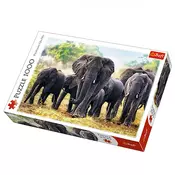 Trefl puzzle African elephants 1000 delova