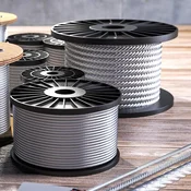 shumee Stahlseil | 2 mm | 5m | Edelstahl inox | 7x7 mittelweich | Drahtseil für Rankhilfe Rostfrei Seil Stahl Draht Forstseil Windenseil Spannseil Geländerseil