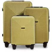 Wings set od 3 kofera PC ECO Jackdaw, Tea Green boje
