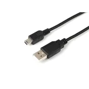 USB A - Mini USB B 5P 1m M-M