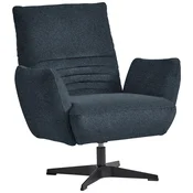 Dieter Knoll FOTELJ, modra tekstil