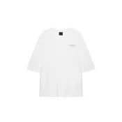 Pull&Bear Majica burgund/bela