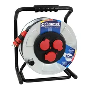 Commel Metalna kolutnica za kabel H05RR-F 3G2,5, 50m, IP44