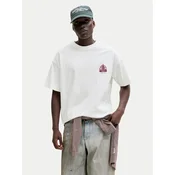 JACK & JONES Majica JORMAINE  rubin rdeča / bela