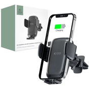 TECH-PROTECT X05 VENT CAR MOUNT WIRELESS CHARGER 15W BLACK (9589046926754)