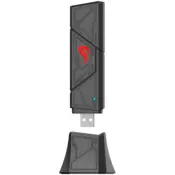 ASUS ROG USB-BE92 BE6500 Tri-band WiFi 7 (802.11be), 6GHz, 4096-QAM, MLO, WPA3, USB adapter (Type-A in Type-C kompatibilen) - 90IG09I0-MO0B00