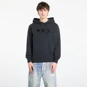 Mikina A.P.C. Standard Hoodie With Large Vpc UNISEX Faded Indigo/ Ecru XL