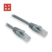 LYNX UTP povezovalni kabel Cat6, PVC, 15 m, siv