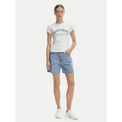 Calvin Klein Jeans Majica  smaragd / bela