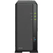 Synology DiskStation DS124 1-Bay NAS, CPU 4-core 1.7 GHz, 1 GB DDR4, 1 x 1Gbe LAN, 2 x USB 3.2 ( DS124 )