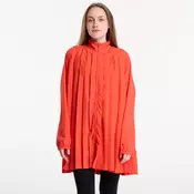 Obleka Nike Sportswear Womens Oversized Long-Sleeve Pleated Mini Dress Lt Crimson/ Lt Crimson M