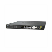 PLANET IPv4/IPv6, 24-Port 10/100/1000Base-T + 2-Port 100/1000MBPS SFP L2/L4 SNMP Manageable Gigabit Ethernet switch (GS-4210-24T2S)