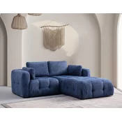 Atelier del Sofa Ugaona garnitura Amaris, 180 cmx120 cmx65 cm, Plava