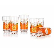 Value Komplet kozarcev ORANGE 250 ml, 6 kosov, komplet 8 kosov