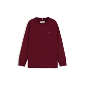 TOMMY HILFIGER Majica ESSENTIAL temno rdeča