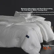 Mercury Home Textile Prekrivac, Vuna, 220x240cm, Beli