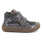 Froddo čevelj gležnjar - membrana G3110266 BAREFOOT TEX AUTUMN D grey/silver 30