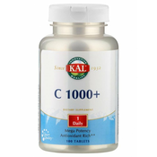 KAL vitamin C 1000+, 100 tablet