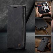Etui CaseMe MagFlip za Huawei P30 Lite z najvišjim nivojem zaščite in samodejnim magnetnim zapiranjem - smooth black