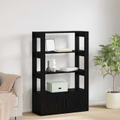 Kreveta Crni hrast 30 x 80 x 119.5 cm Konstruirano drvo