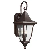 Elstead Lighting Elstead Oakmont 3-lučna velika zunanja stenska svetilka, bronasta, IP44, E14, (22099984)
