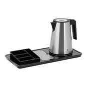 Grelnik vode - Postaja za kavo in čaj - 1,2 L - 1800 W - srebrna - Royal Catering