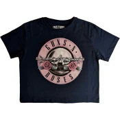 Guns N Roses Majica Classic Logo Ladies Navy Blue S