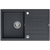 Quadron Ugradna sudopera MORGAN 111 GraniteQ, 1 posuda, crna/steel, HB8203U8-BS_P2O