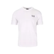 EA7 Emporio Armani Majica črna / bela