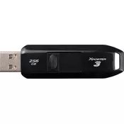 Patriot Xporter 3 Slider/256GB/USB 3.2/USB-A/Černá