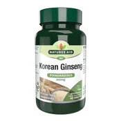 Natures Aid Korejski ginseng 600 mg, 90 tablet