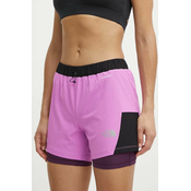 Športne kratke hlače The North Face ženske, vijolična barva, NF0A7SXRUHO1