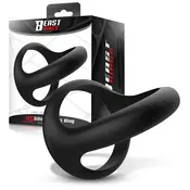 Beast Rings Double Silicone Ring 45mm Black