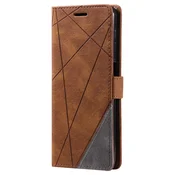 Rjava Flip Line torbica (Samsung Galaxy A32 5G)