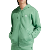 Dukserica adidas Originals za muškarce, boja: zelena, s kapuljačom, bez uzorka, IR7841