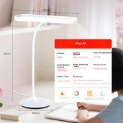 OPPLE Stona LED lampa, 10-15W, Bela