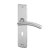 Okovje za vrata ACT Heda HR RE (inox), klika-klika, WC ključ, AC-T Nerjaveče jeklo, 72 mm