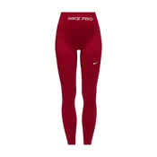 NIKE Športne hlače Pro vinsko rdeča/bela