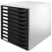 KUTIJA S 10 LADICA FORM SET LEITZ 52810095 SIVO-CRNA