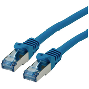 ROLINE Roline 21.15.2848 RJ45 omrežni kabel\, Patch kabel CAT 6a S/FTP 15.00 m modra\, rdeča 1 kos, (20419505)