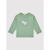 United Colors Of Benetton Bluza 3ATNA1017 Zelena Regular Fit