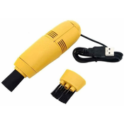Mini USB sesalnik, rumen