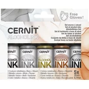 Cernit CEASS006C Set alkoholnega črnila Metallic Colors 5 x 20 ml 5 kos