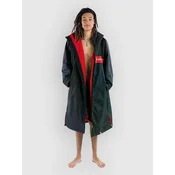 Dryrobe Advance Long Sleeve Surf Poncho black red remix