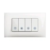 KOPALNIŠKA STIKALA CLASSIA 4M LUČ 10A/VENTILATOR 10A/GRELEC 16A/KOTEL RW4001B4