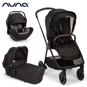 nuna® djecja kolica 3u1 triv™ next + lytl™ + arra™ flex caviar