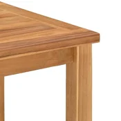 Vidaxl Klubska miza Rjava 50 x 35 x 36 cm Trden tikov les